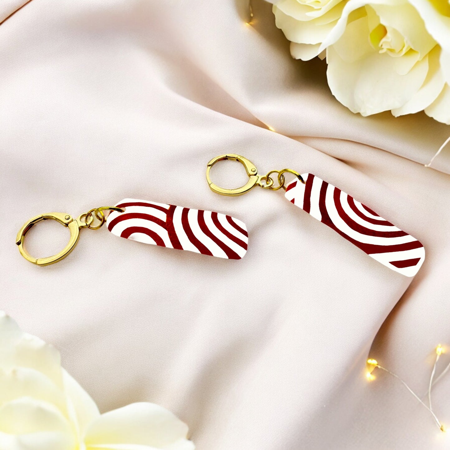 These Pretty Things Aurum Helix Collection Small Oblong Hoop Earrings