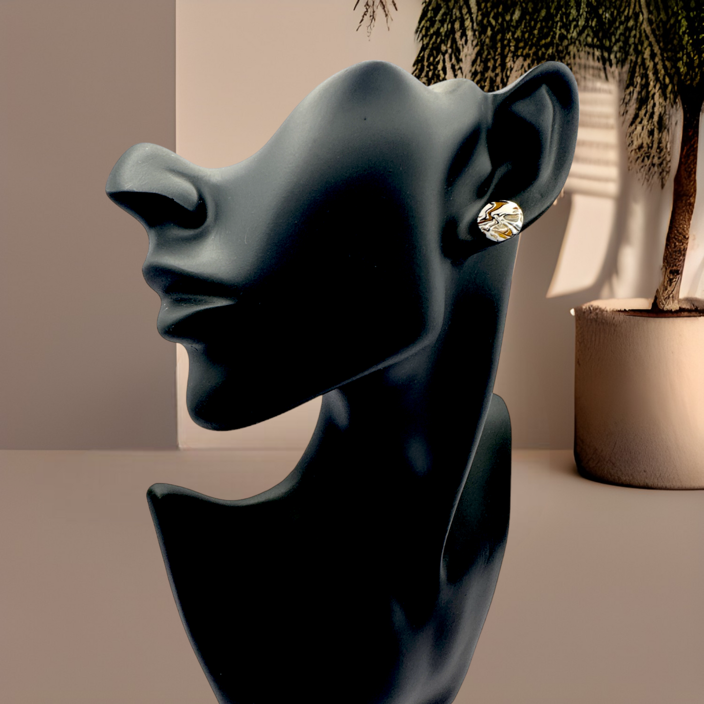These Pretty Things Azura Collection Extra Small Circle Post Earrings