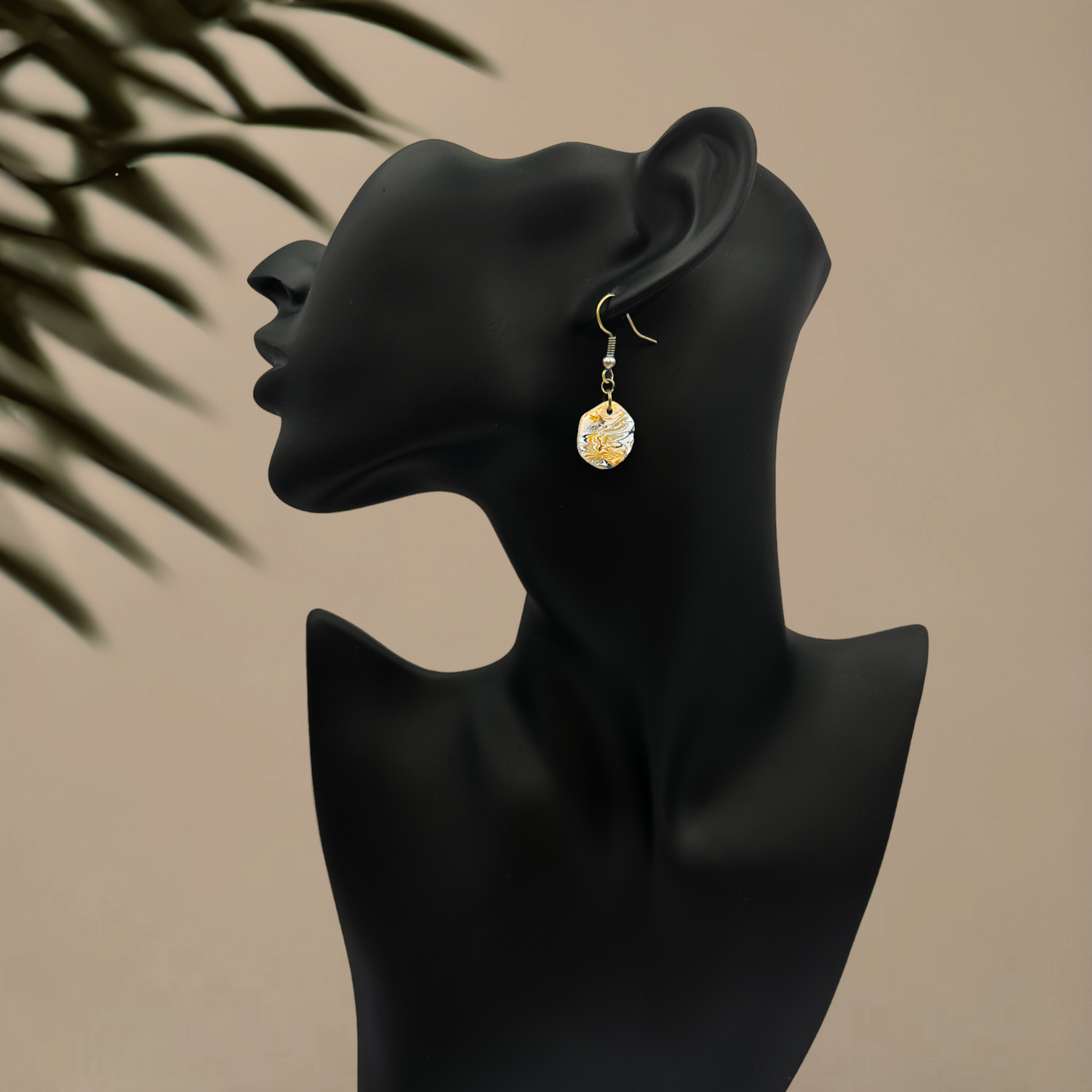 These Pretty Things Azura Collection Extra Small Hexagon Hook Earrings