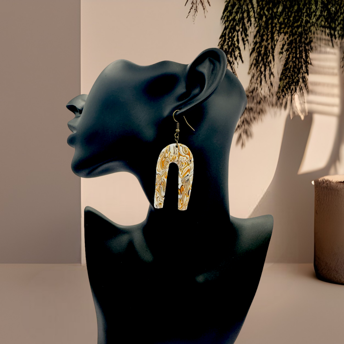 These Pretty Things Azura Collection Long Arch Hook Earrings