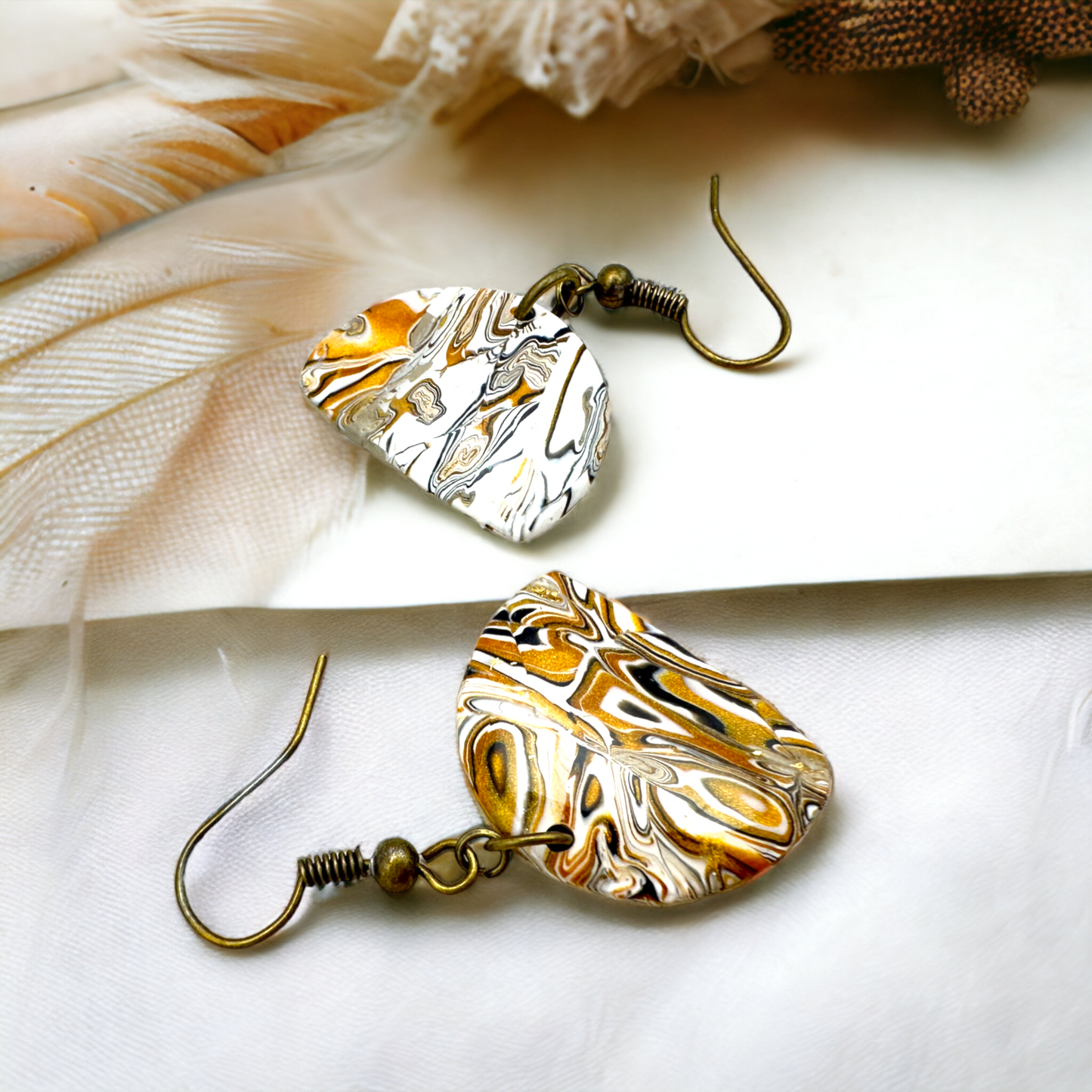 These Pretty Things Azura Collection Small Semi Circle Earrings