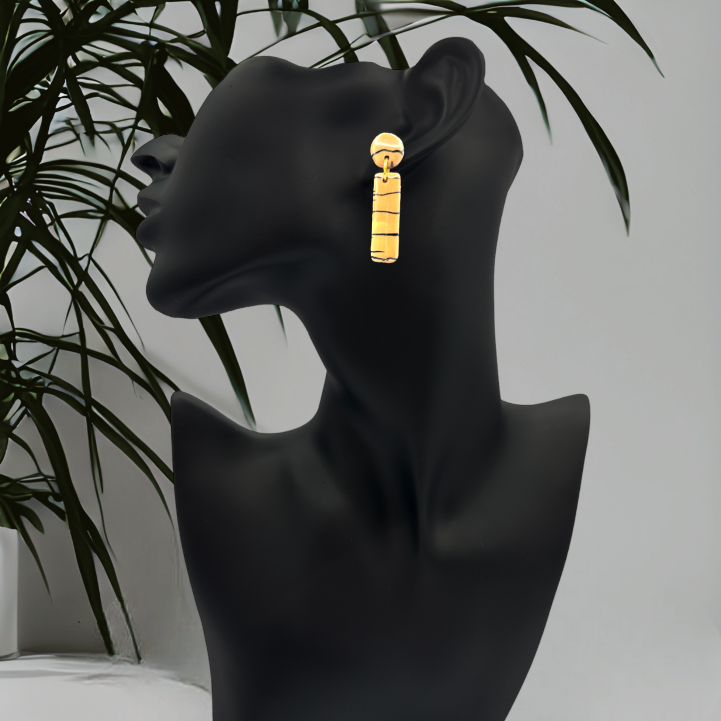 These Little Things Bijoux Tiger Collection Medium Exclamation Post Earrings