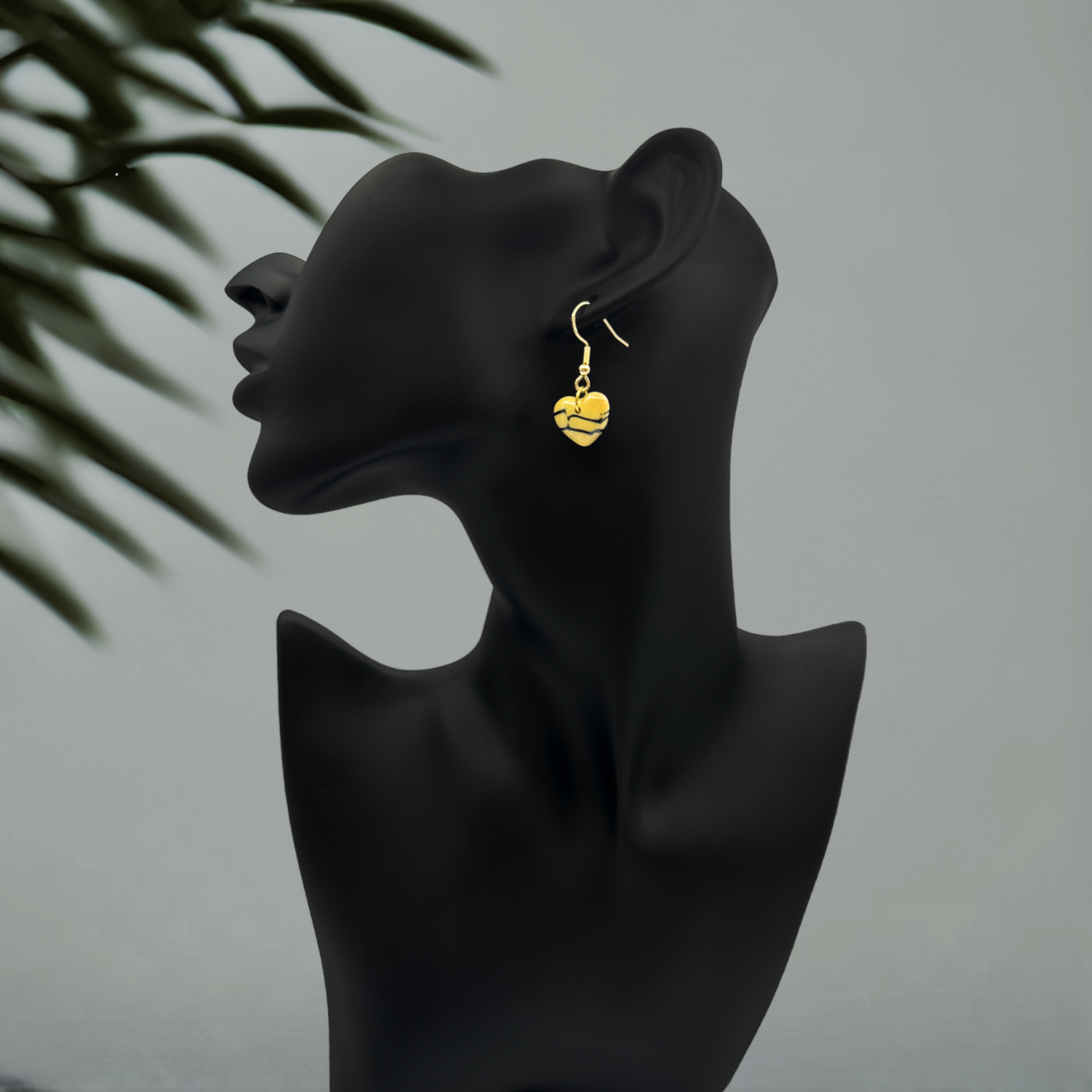 These Pretty Things Bijoux Tiger Collection Extra Small Heart Hook Earrings
