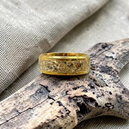 These Pretty Things Gold Crystal Gold Ring