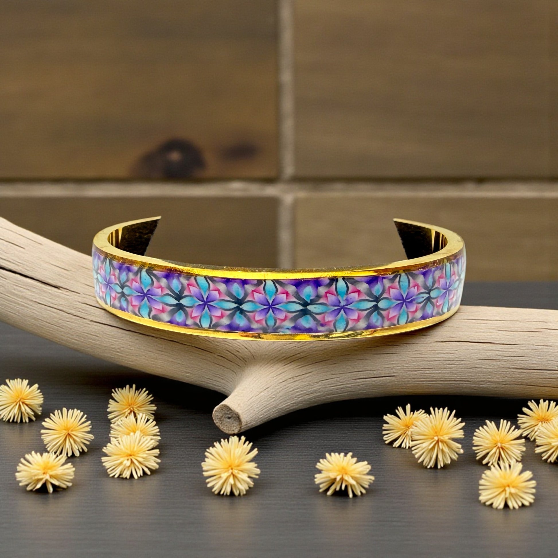 These Pretty Things Night Prism Silver Bangle