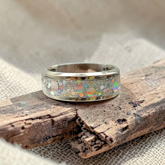 These Pretty Things Silver Crystals Ring