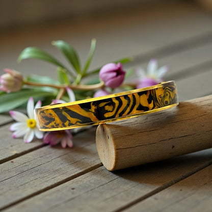 These Pretty Things Wild Side Gold Bangle