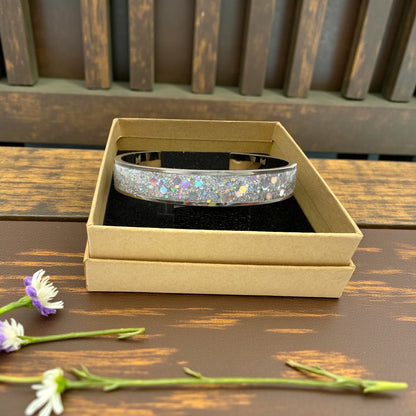 These Pretty Things Argentum Crystal Silver Bangle