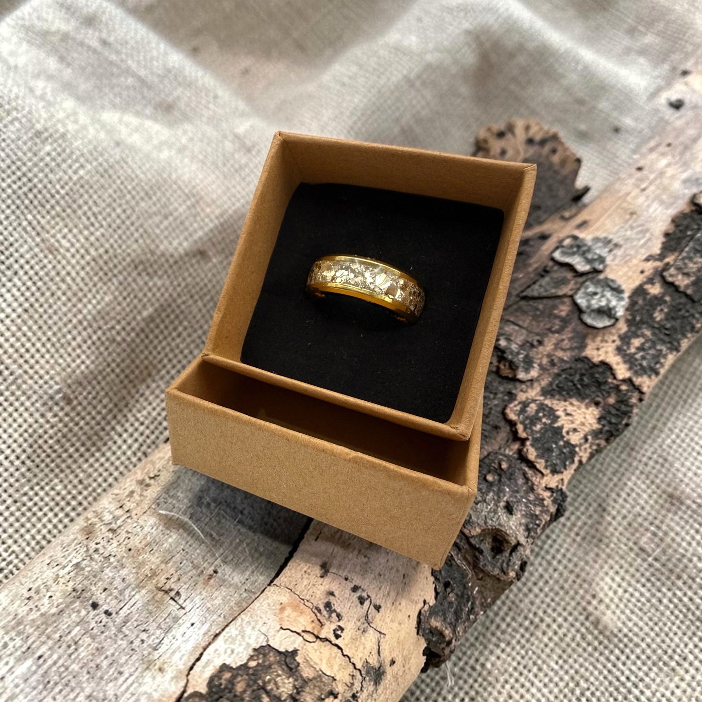 These Pretty Things Gold Crystal Gold Ring