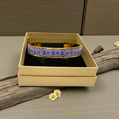 These Pretty Things Night Prism Silver Bangle