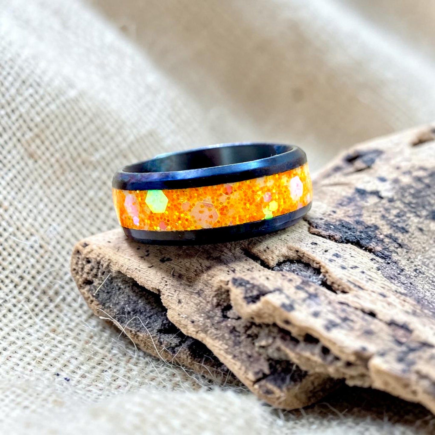 These Pretty Things Orange Crystals Ring