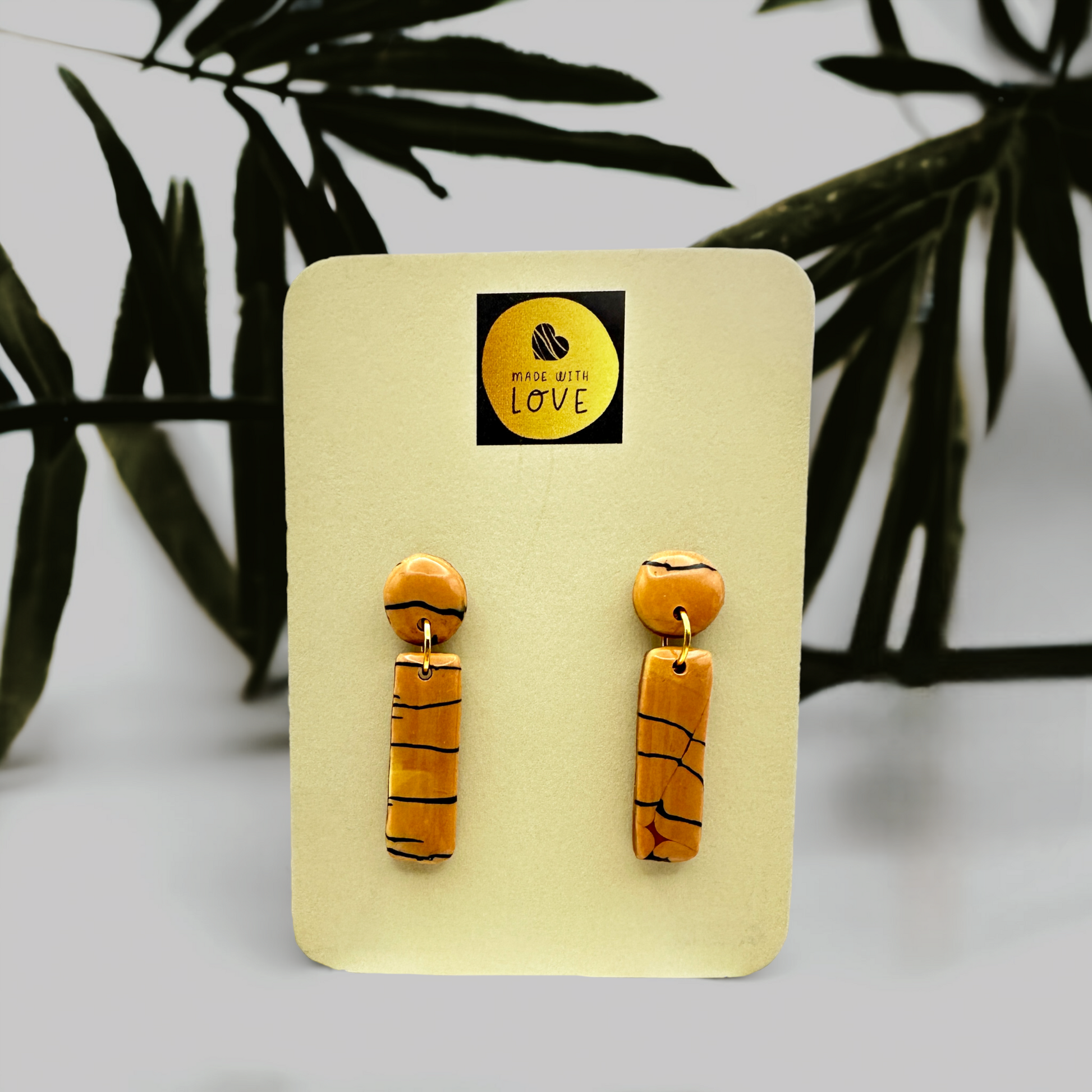 These Little Things Bijoux Tiger Collection Medium Exclamation Post Earrings