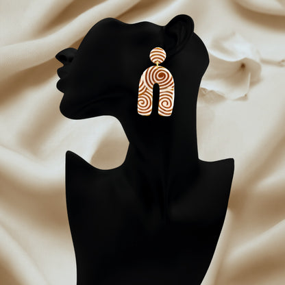 These Pretty Things Aurum Helix Collection Large Arch Post Earrings