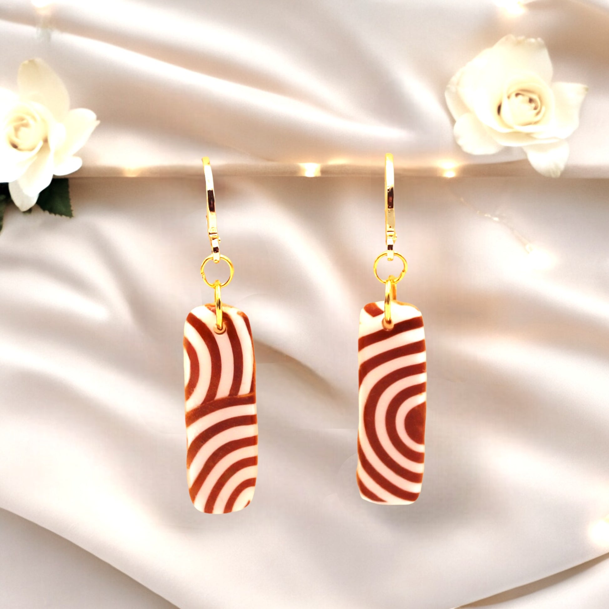 These Pretty Things Aurum Helix Collection Small Oblong Hoop Earrings