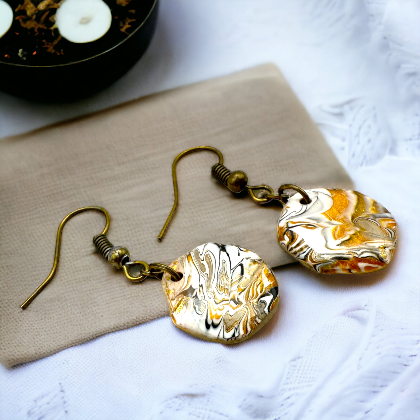 These Pretty Things Azura Collection Extra Small Hexagon Hook Earrings