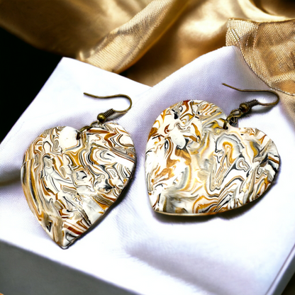 These Pretty Things Azura Collection Heart Hook Earrings