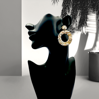 These Pretty Things Azura Collection Large Ring Post Earrings 