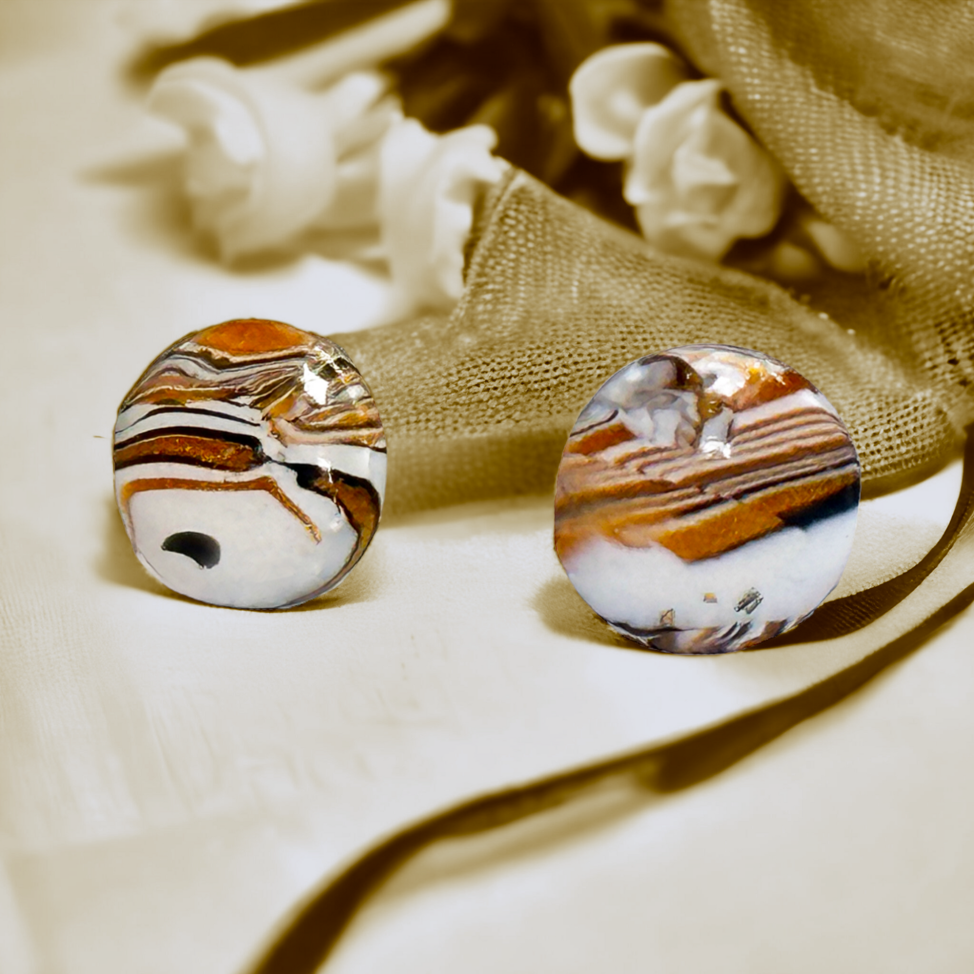 These Pretty Things Azura Collection Mini Circle Post Earrings