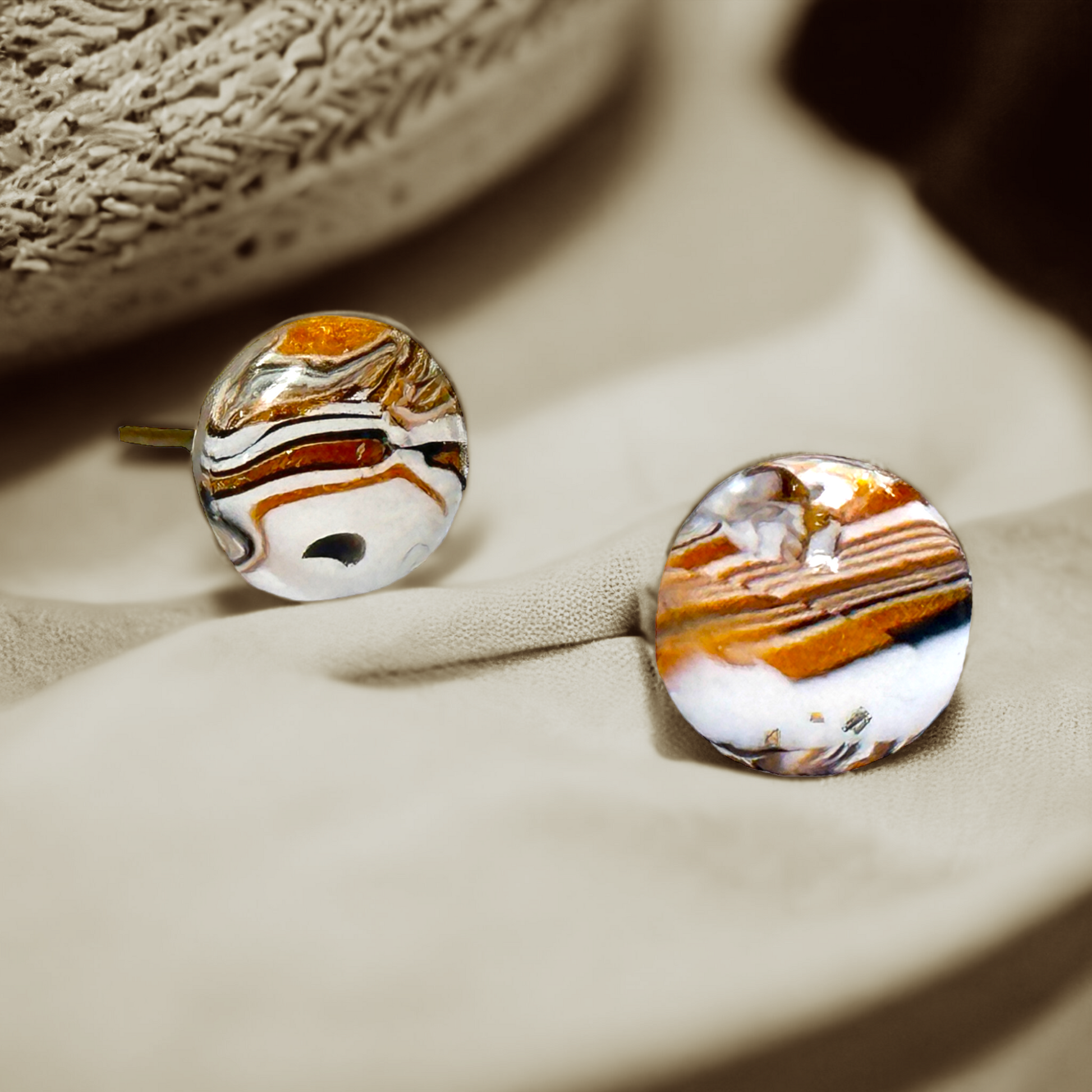 These Pretty Things Azura Collection Mini Circle Post Earrings