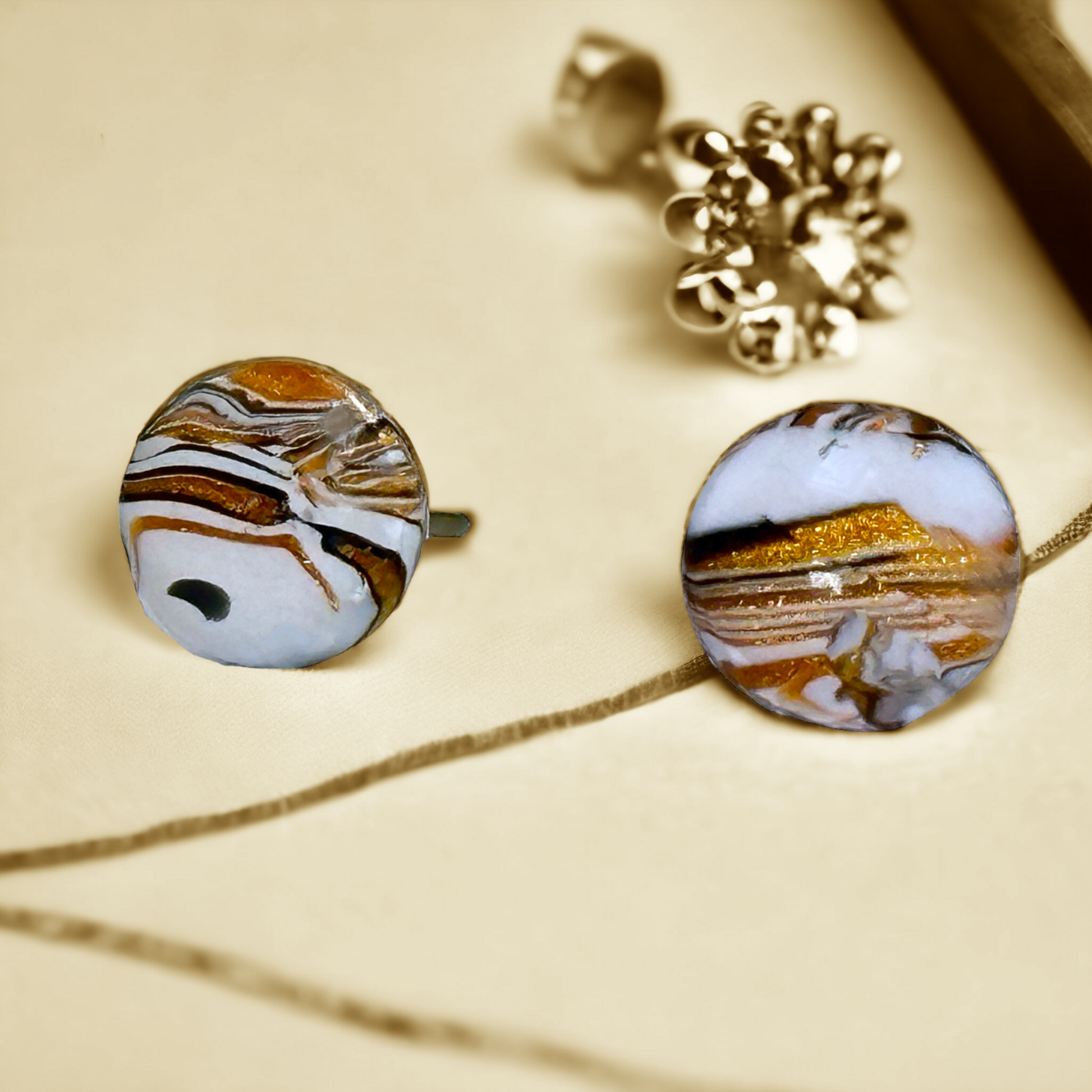 These Pretty Things Azura Collection Mini Circle Post Earrings