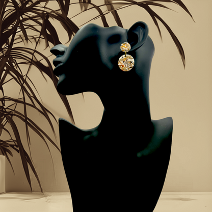 These Pretty Things Azura Collection Penny Drop Post Earrings