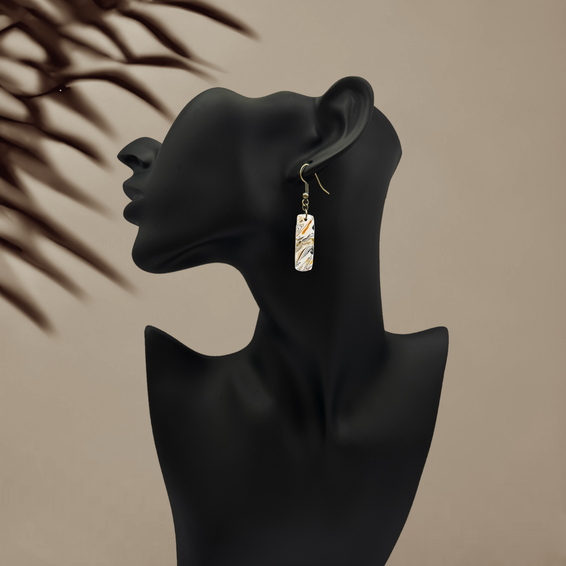 These Pretty Things Azura Collection Small Oblong Hook Earrings