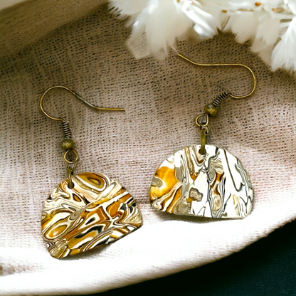 These Pretty Things Azura Collection Small Semi Circle Hook Earrings