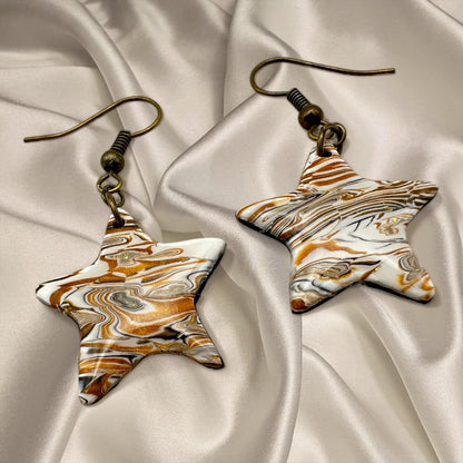 These Pretty Things Azura Collection Small Star Hook Earrings