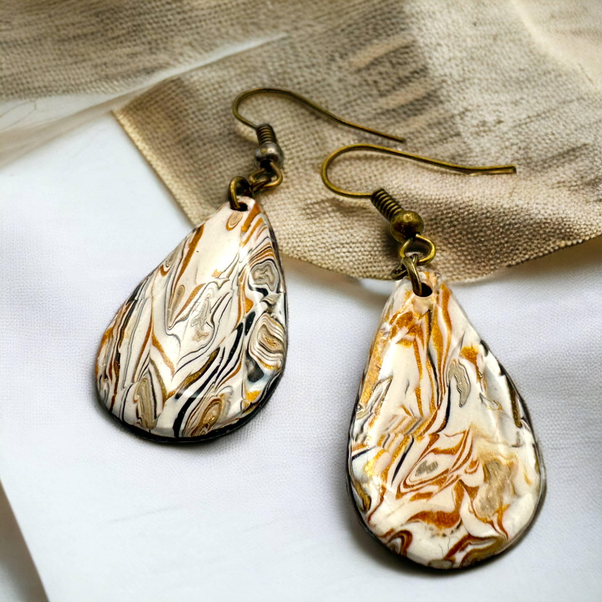 These Pretty Things Azura Collection Small Teardrop Hook Earrings