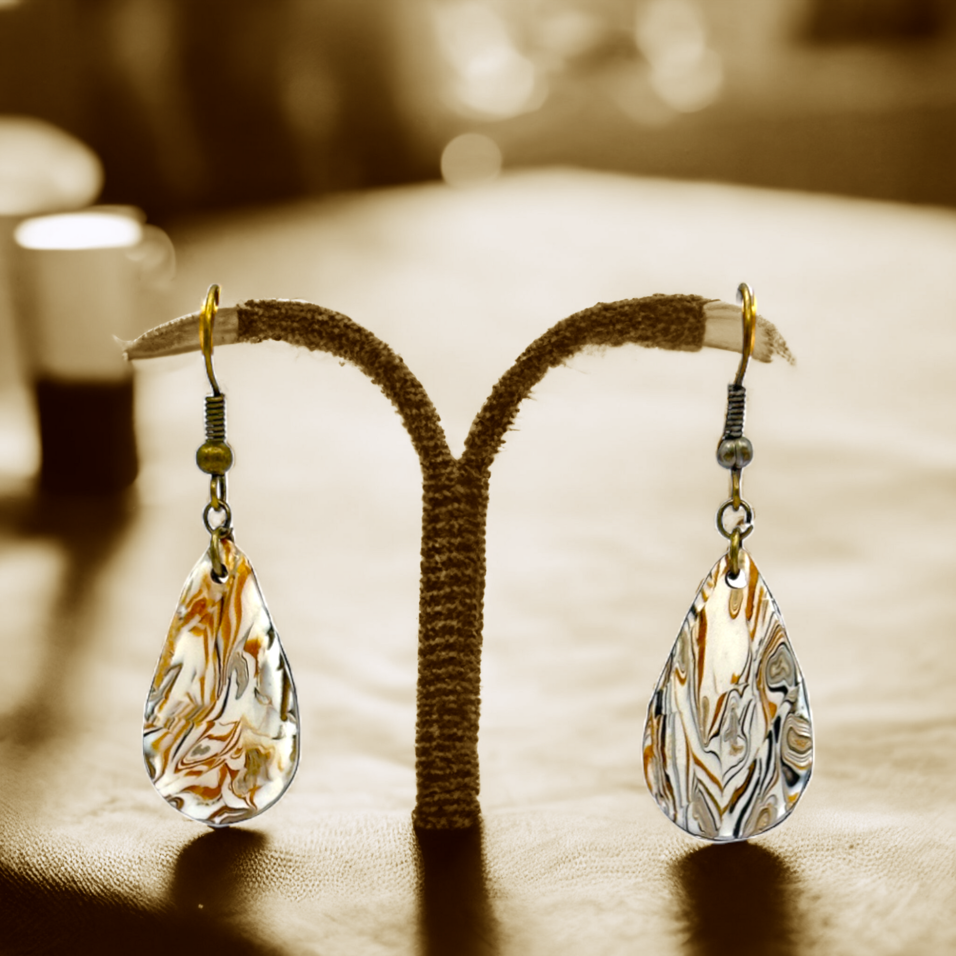 These Pretty Things Azura Collection Small Teardrop Hook Earrings
