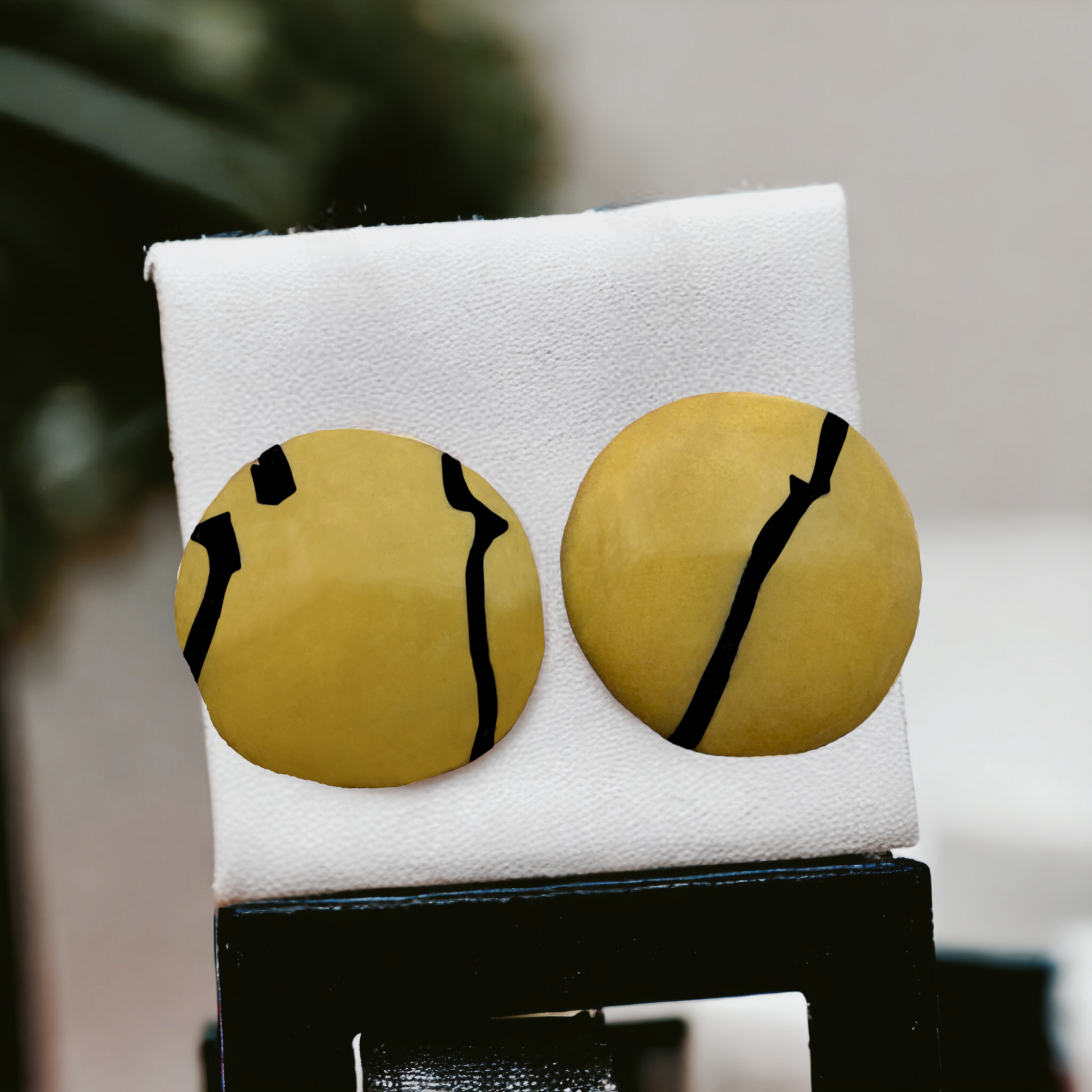 These Pretty Things Bijoux Tiger Collection Extrra Small Circle Post Earrings