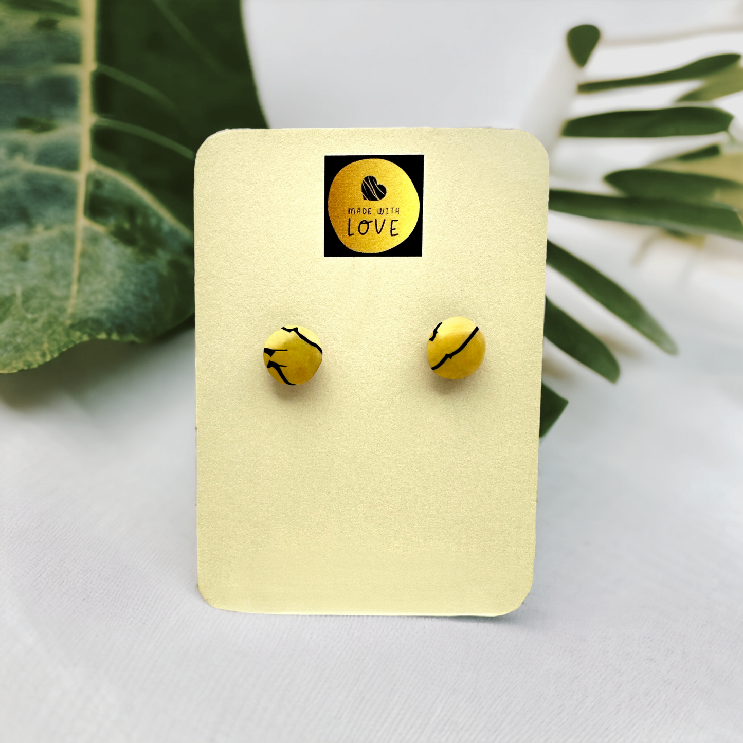 These Pretty Things Bijoux Tiger Collection Extrra Small Circle Post Earrings