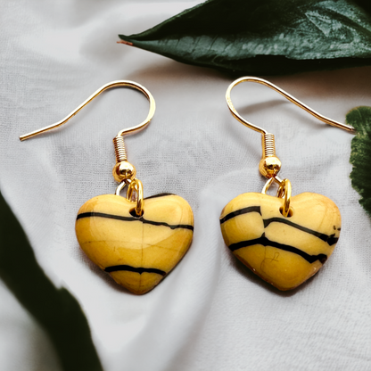 These Pretty Things Bijoux Tiger Collection Extra Small Heart Hook Earrings