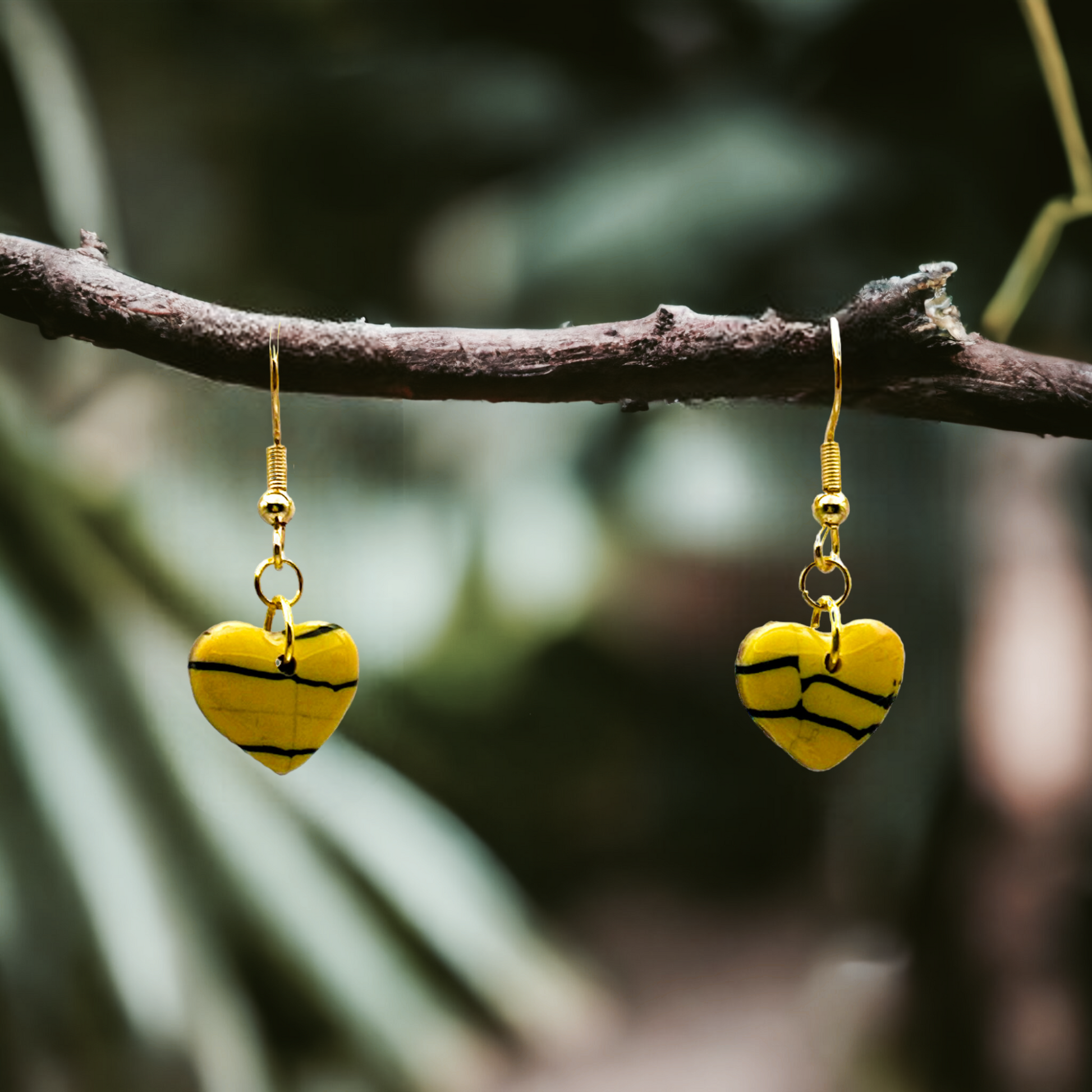 These Pretty Things Bijoux Tiger Collection Extra Small Heart Hook Earrings