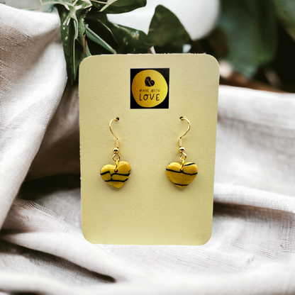 These Pretty Things Bijoux Tiger Collection Extra Small Heart Hook Earrings