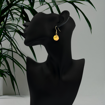 These Pretty Things Bijoux Tiger Collection Hexagon Extra Small Hook Earrings