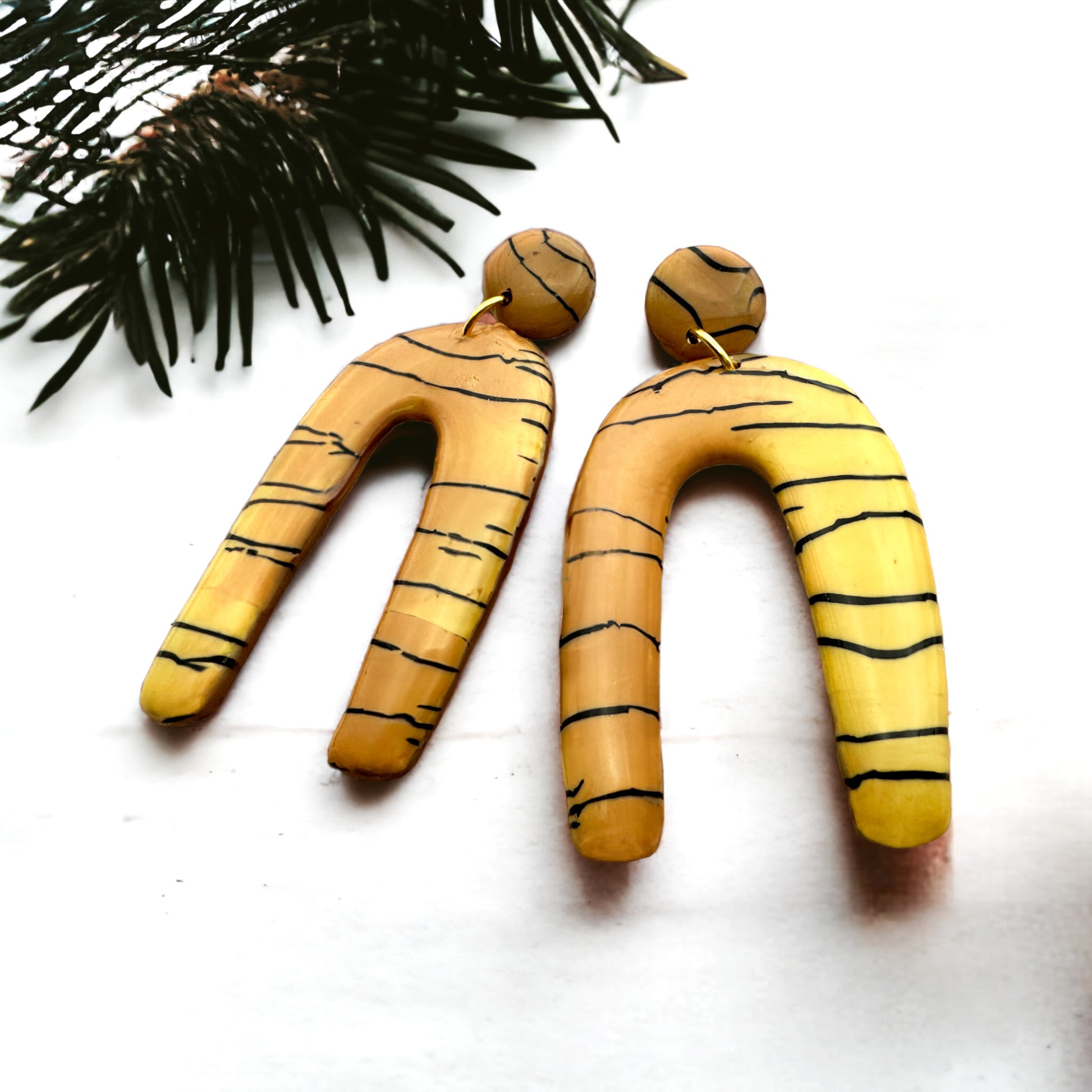 These Pretty Things Bijoux Tiger Extra Large Earrings