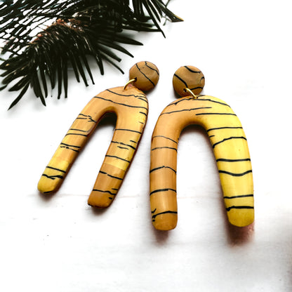 These Pretty Things Bijoux Tiger Extra Large Earrings