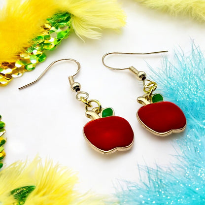 These Pretty Things Charmed Collection Small Apples Hook Earrings