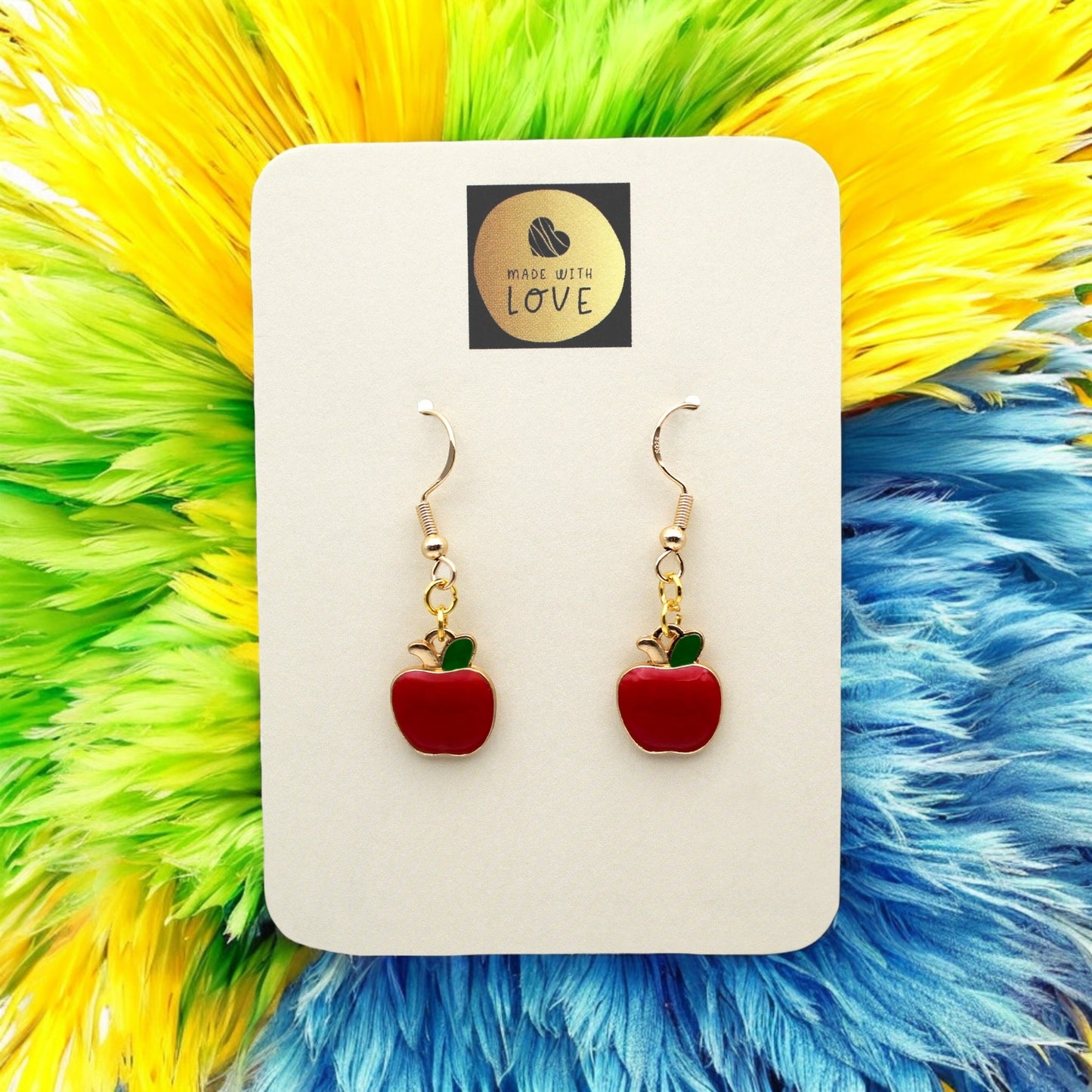 These Pretty Things Charmed Collection Small Apples Hook Earrings