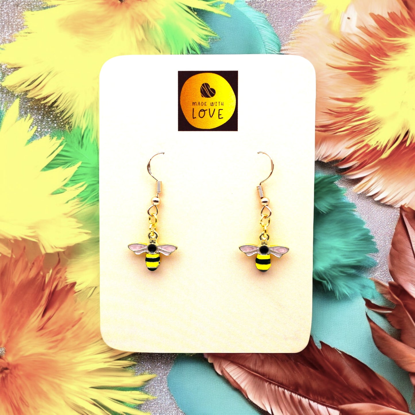 These Pretty Things Charmed Collection Medium Bee Hook Earrings
