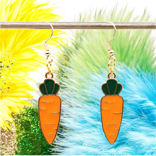 These Pretty Things Charmed Collection Carrot Large Hook Earrings