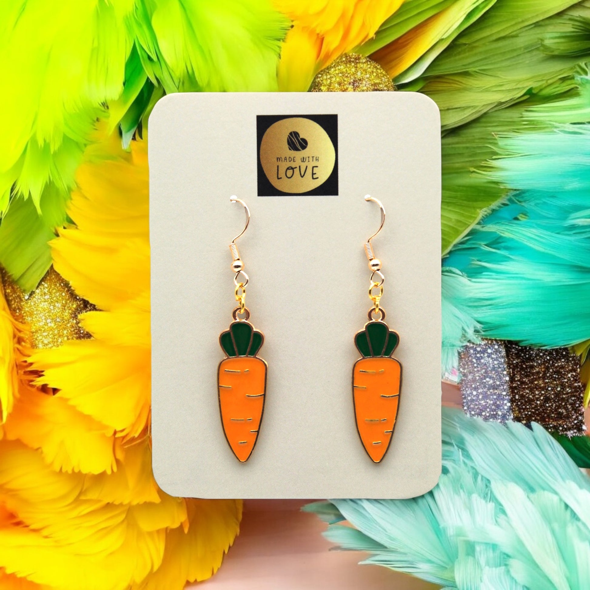 These Pretty Things Charmed Collection Carrot Large Hook Earrings