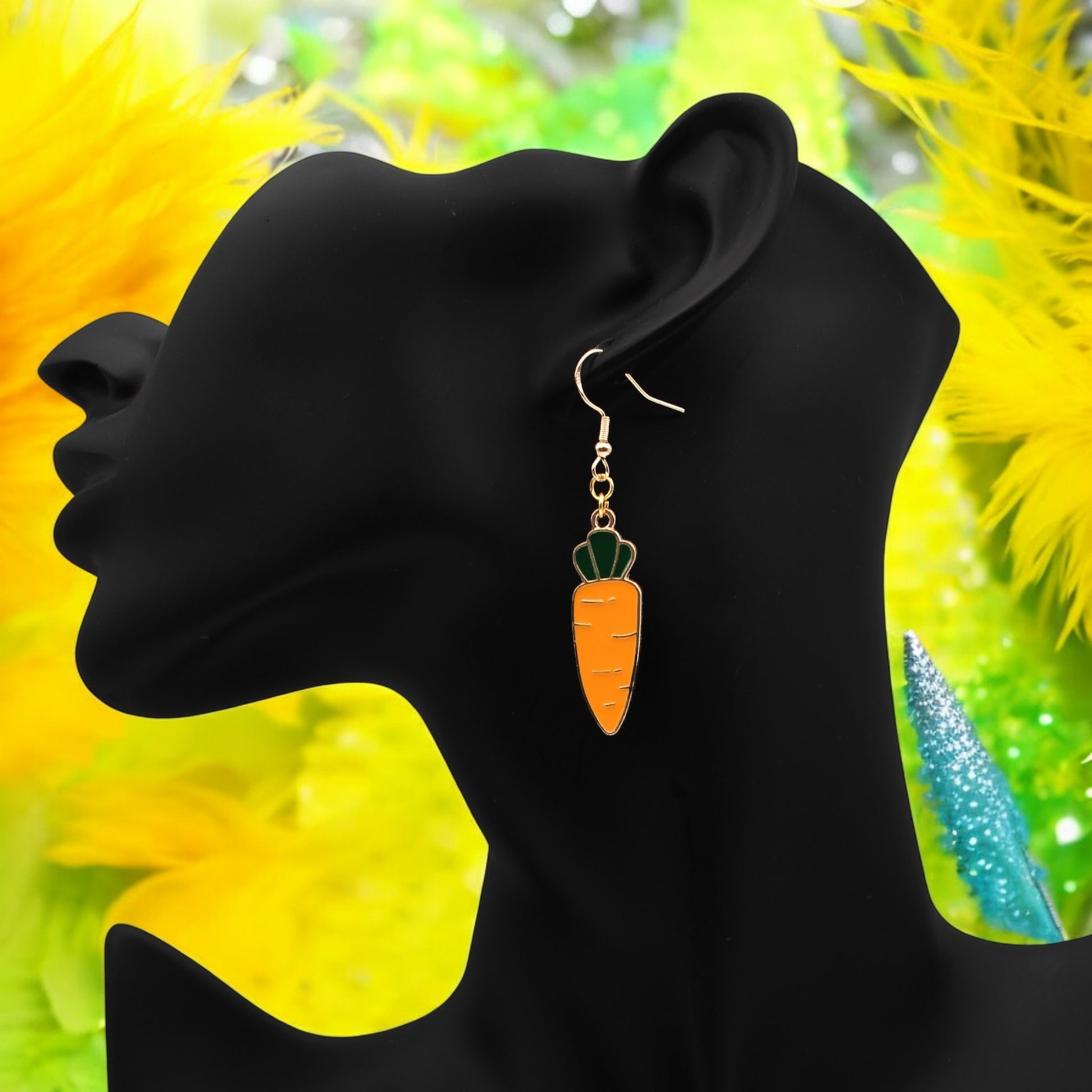These Pretty Things Charmed Collection Carrot Large Hook Earrings