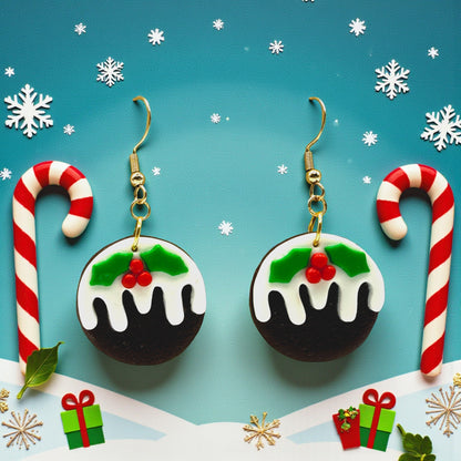 These Pretty Things Christmas Pudding Earrings