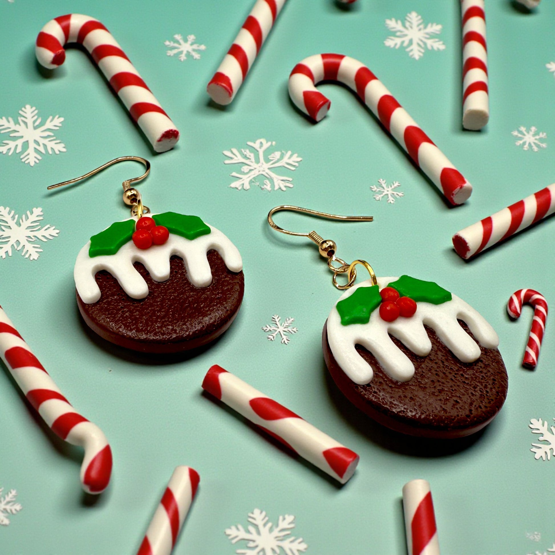These Pretty Things Christmas Pudding Earrings