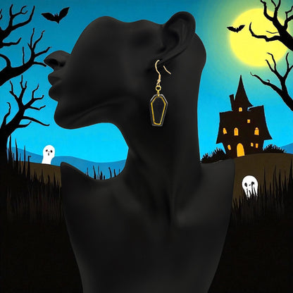 These Pretty Things Halloween Coffin Earrings