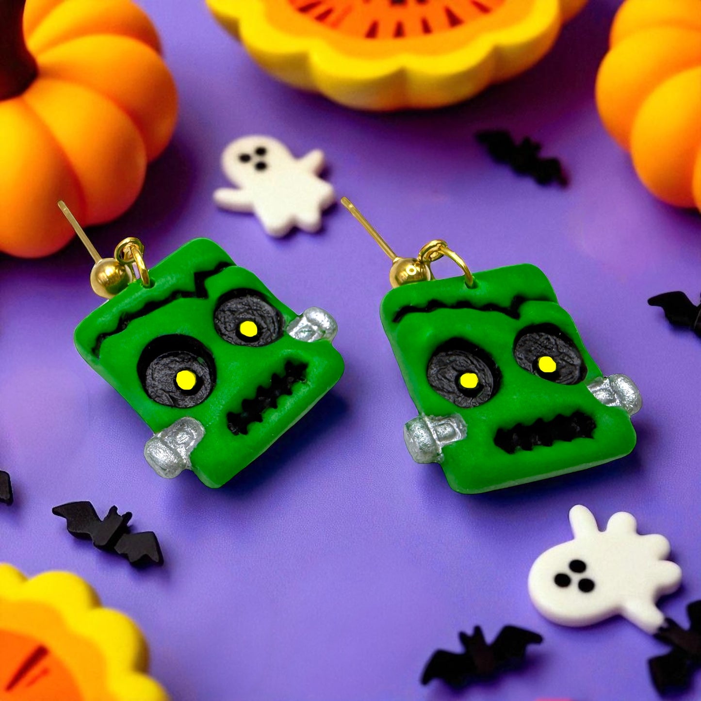 These Pretty Things Halloween Monster Earrings
