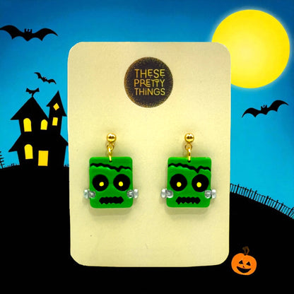 These Pretty Things Halloween Monster Earrings