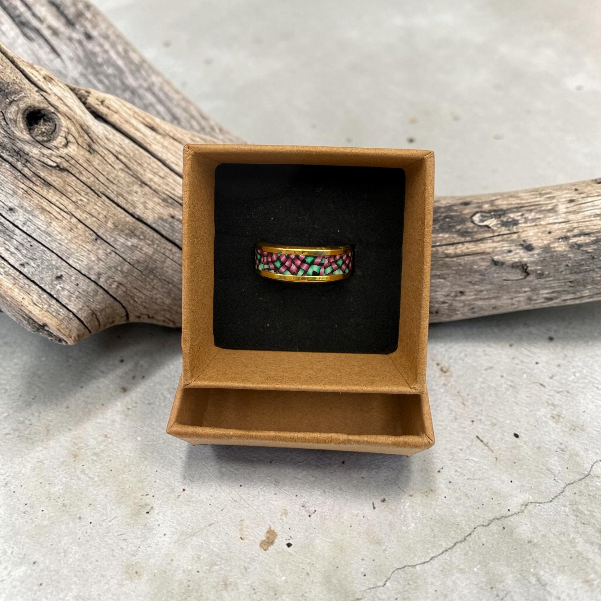 These Pretty Things Mosaic Gold Ring